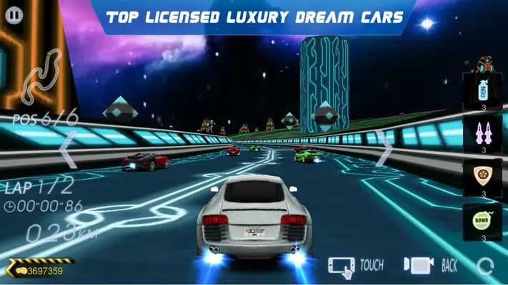 Crazy Racer 3D android App screenshot 1