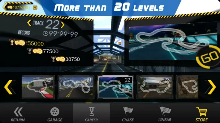 Crazy Racer 3D android App screenshot 2